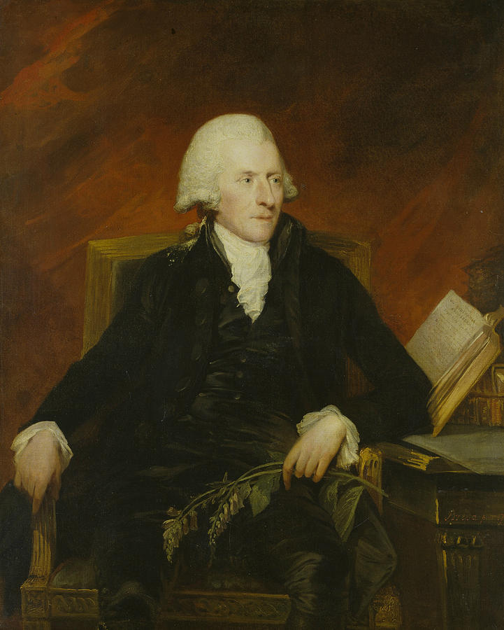 The English Physician William Withering Painting by Carl Frederik von Breda
