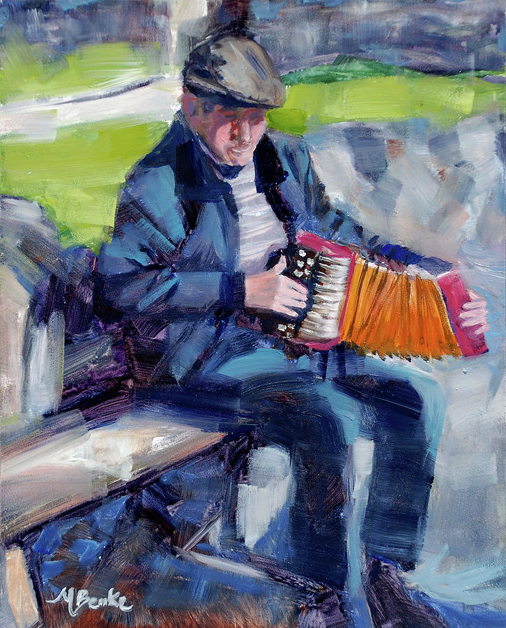 The Entertainer Painting by Mary Benke