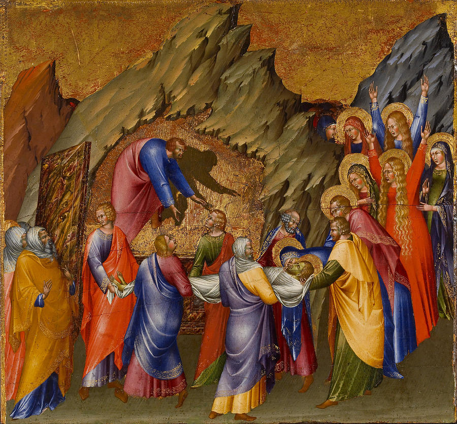 The Entombment Painting by Giovanni di Paolo