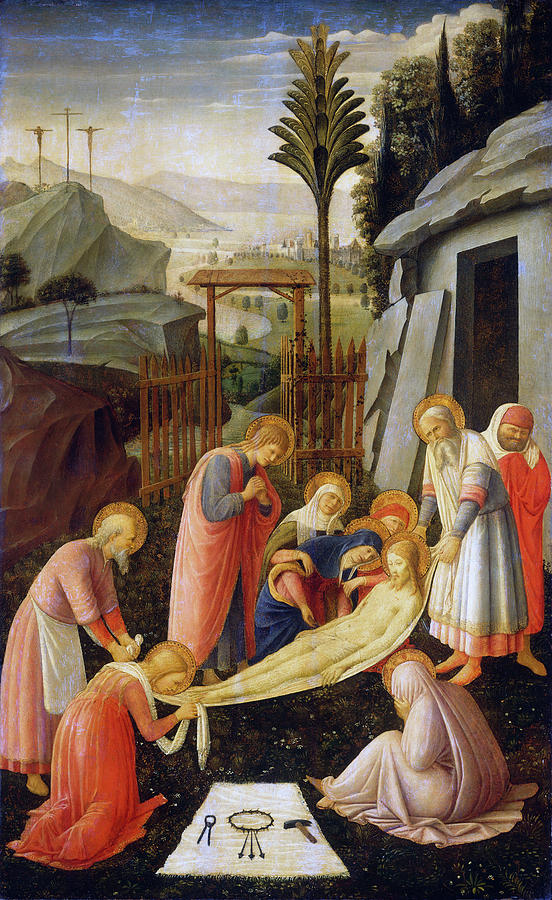 The Entombment of Christ Painting by Attributed to Fra Angelico