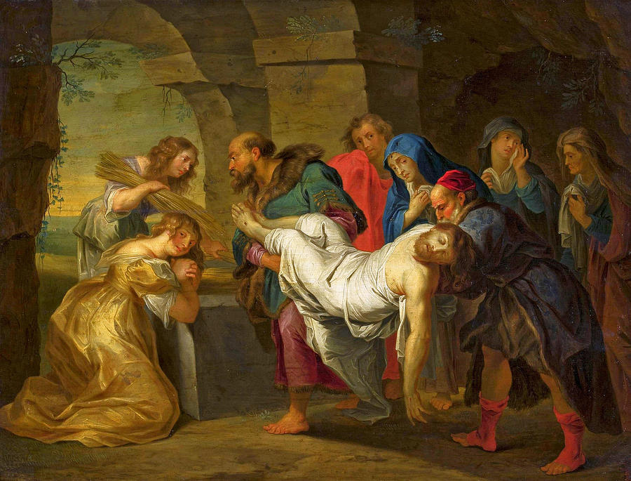 The Entombment of Christ Painting by Balthasar Beschey