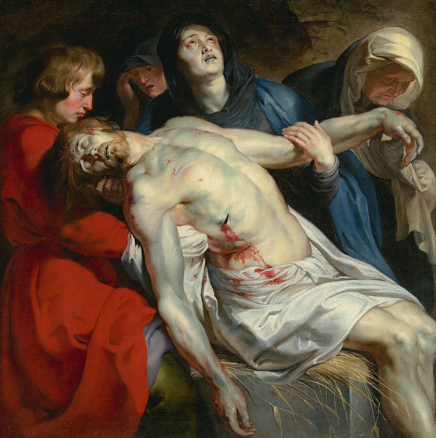 The Entombment  Painting by Peter Paul Rubens