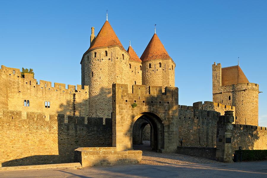 The entrance to Carcassonne Photograph by Stephen Taylor
