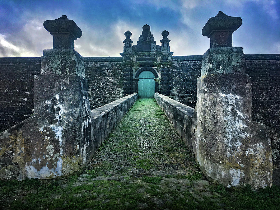 The Entrance to Fortress of Sao Joao Baptista on Monte Brasil Photograph by Kelly Hazel