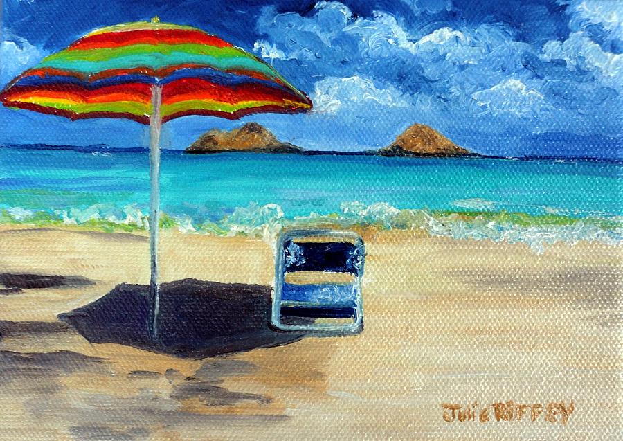 The Escape -  Beach Art Painting by Julie Brugh Riffey