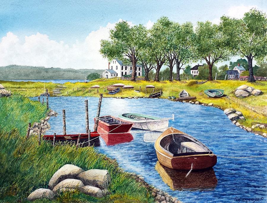 The Estuary Painting by Lizbeth McGee