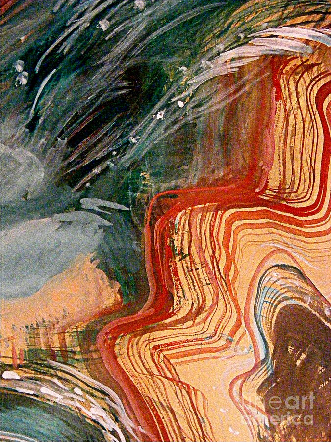 The Eternal Flow Painting by Nancy Kane Chapman
