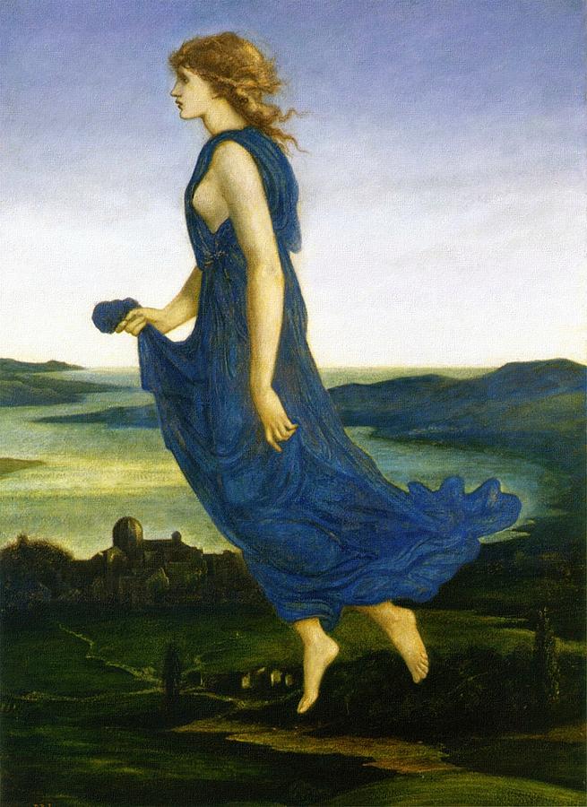 The Evening Star Painting by Edward Burne-Jones