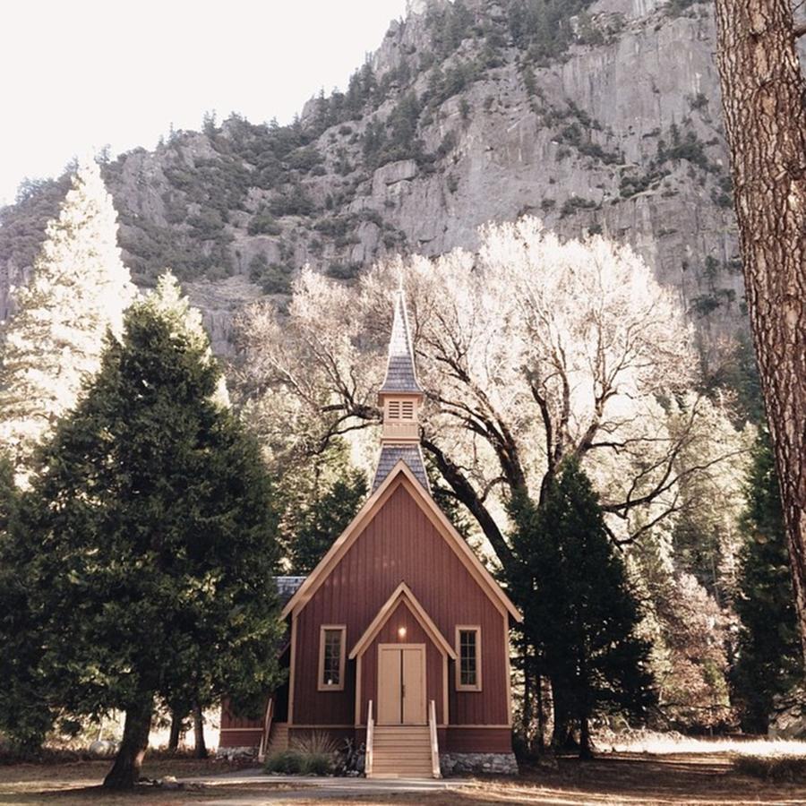 Vsco Photograph - The Ever-famous Chapel In Yosemite by Dylan Sanfilippo
