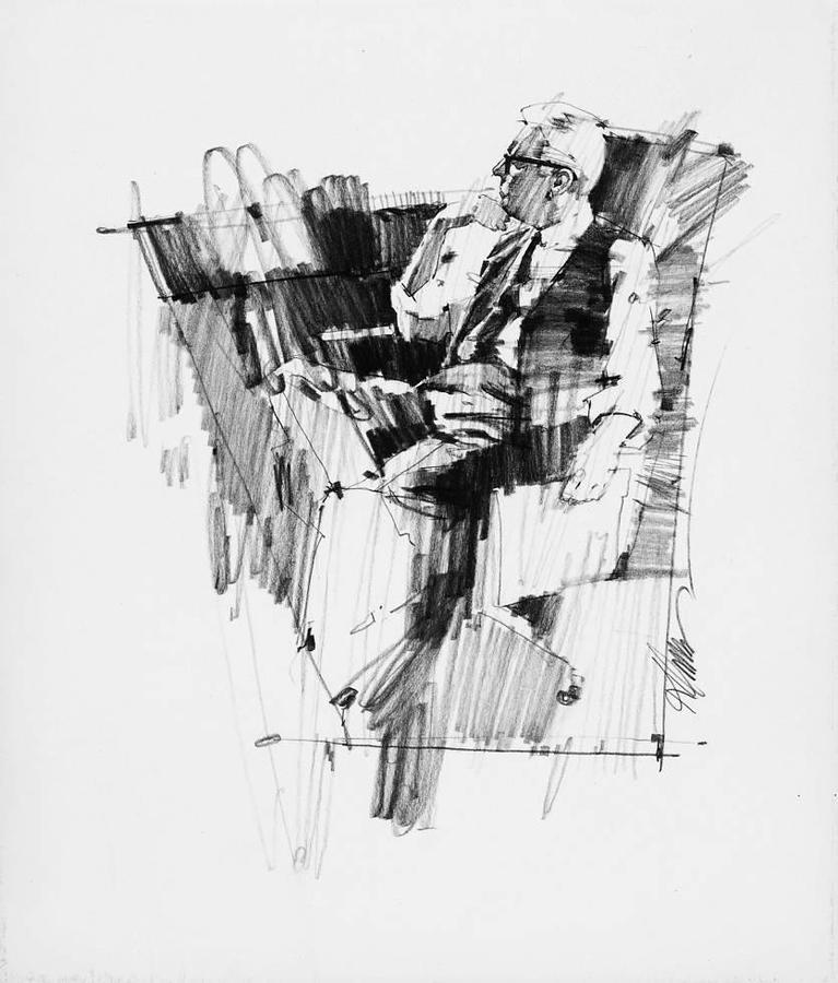 Business Drawing - The Executive by David Kilmer