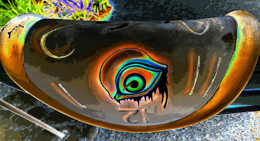 Clock Painting - The Eye of Dali by David Lee Thompson