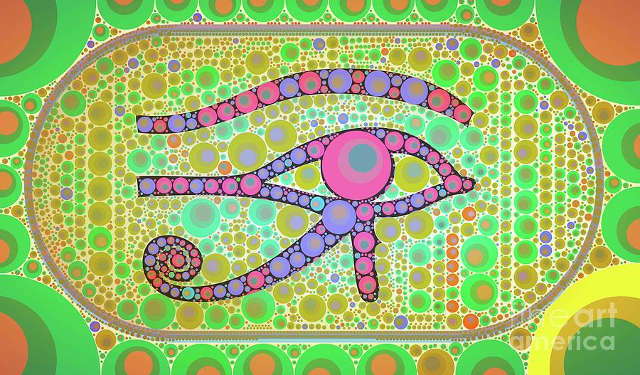 Fantasy Digital Art - The Eye of Ra by MB by Esoterica Art Agency