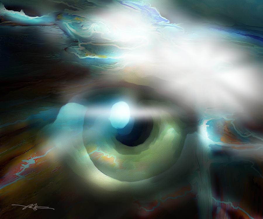 Abstract Painting - The Eye Of The Storm by Bob Salo