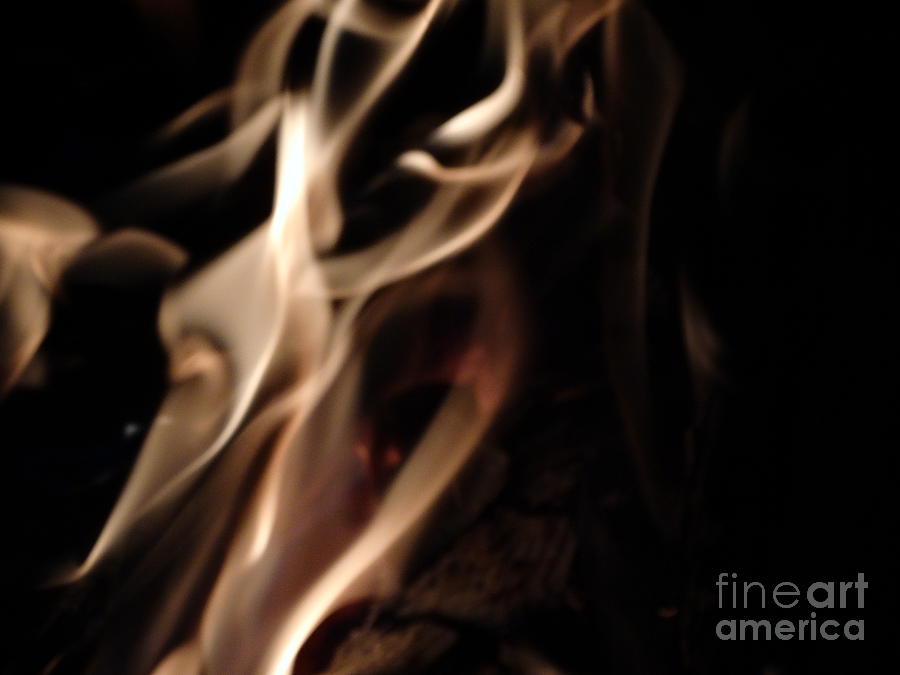 Fire Photograph - The Eye by Shontell Cupler