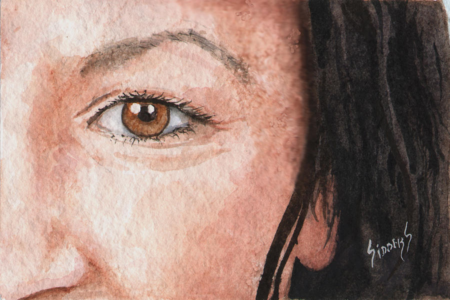 The Eyes Have It- Jessica Painting by Sam Sidders