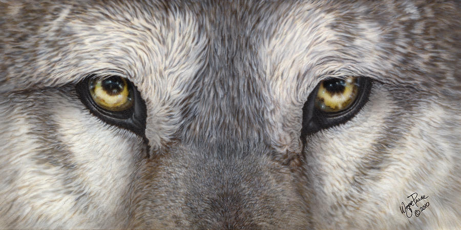 The Eyes Have It Painting by Wayne Pruse