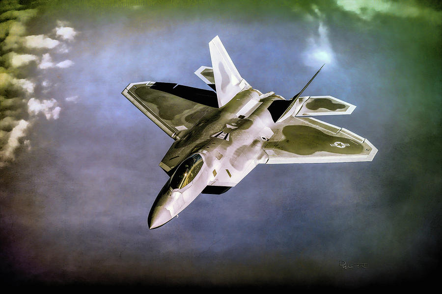 The F-22 Raptor Digital Art by David Luebbert