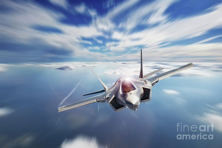 The F-35 Digital Art by Airpower Art
