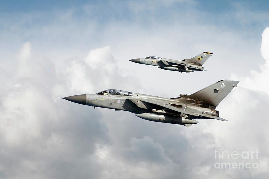 Jet Digital Art - The F3 Tornado by Airpower Art