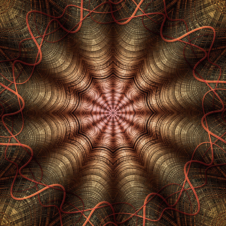 The Fabric Of The Space-time Continuum Digital Art