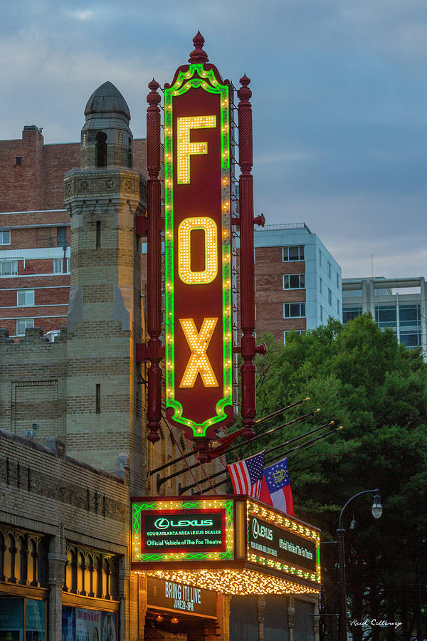 The Fabulous Fox Sign Fox Theatre Atlanta Georgia Art Photograph