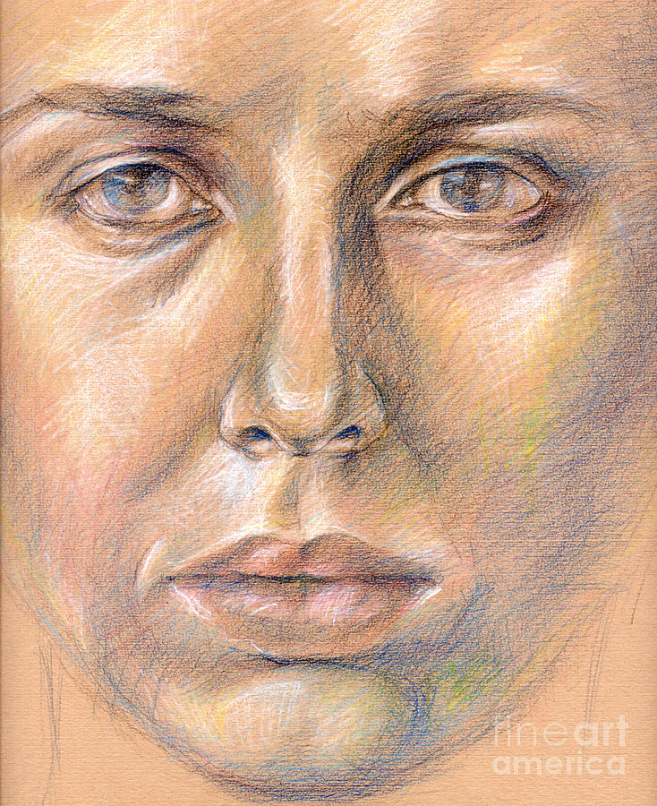 Portrait Digital Art - The face in the miror by Iglika Milcheva-Godfrey