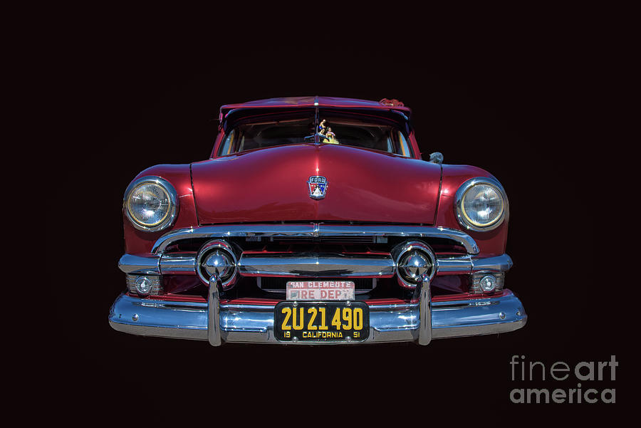 The Face of a Classic Ford Woodie Photograph by David Levin