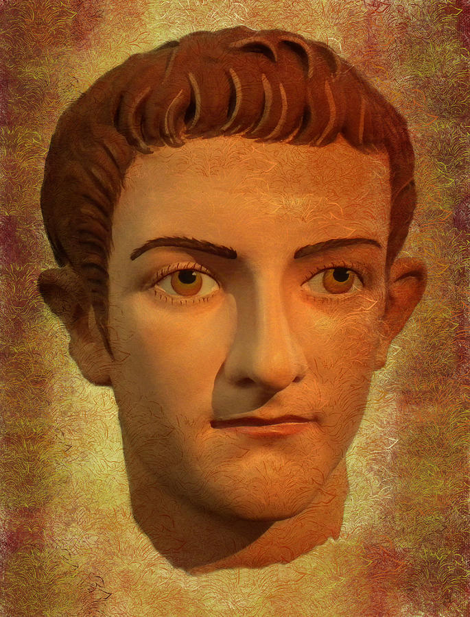 The Face of Caligula Photograph by Nigel Fletcher-Jones