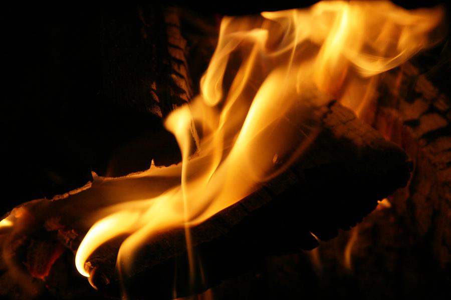 Fire Photograph - The Face Of FIRE 2 by Y C