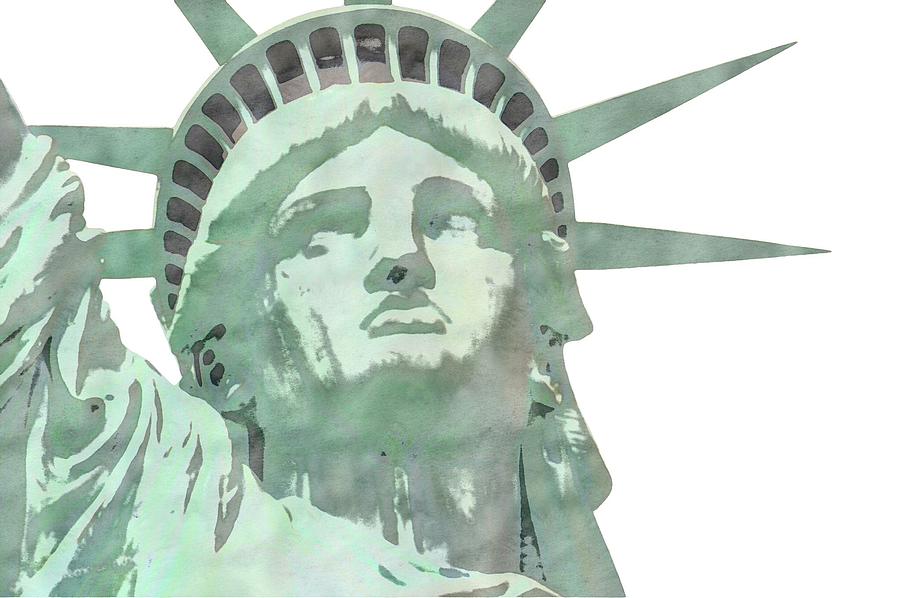 The Face of Lady Liberty Photograph by Jennifer Frechette