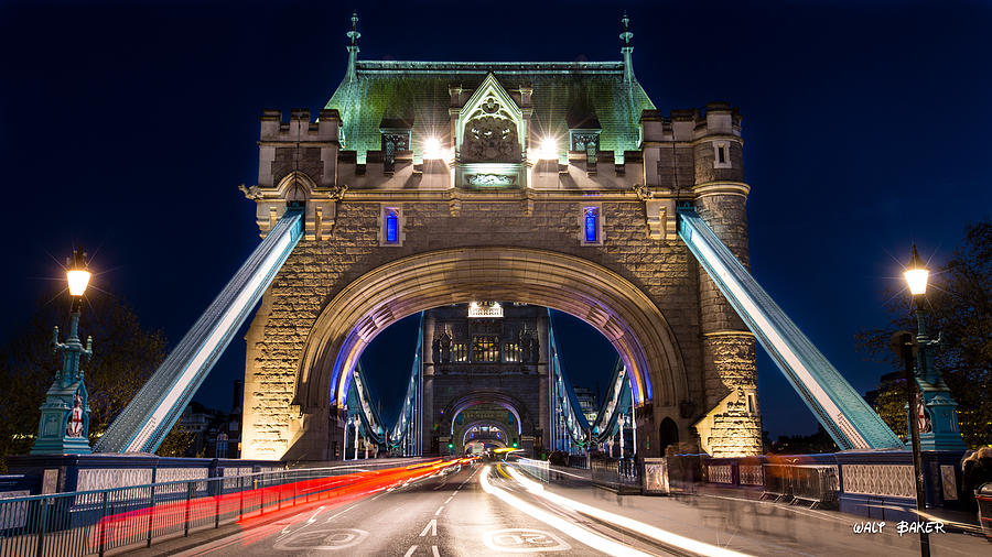 The Face of Tower Bridge Photograph by Walt  Baker