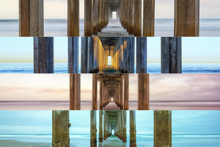 The Faces Of Scripps Pier #1 Photograph by Joseph S Giacalone