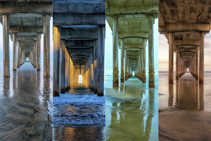 The Faces Of Scripps Pier  #2 Photograph by Joseph S Giacalone