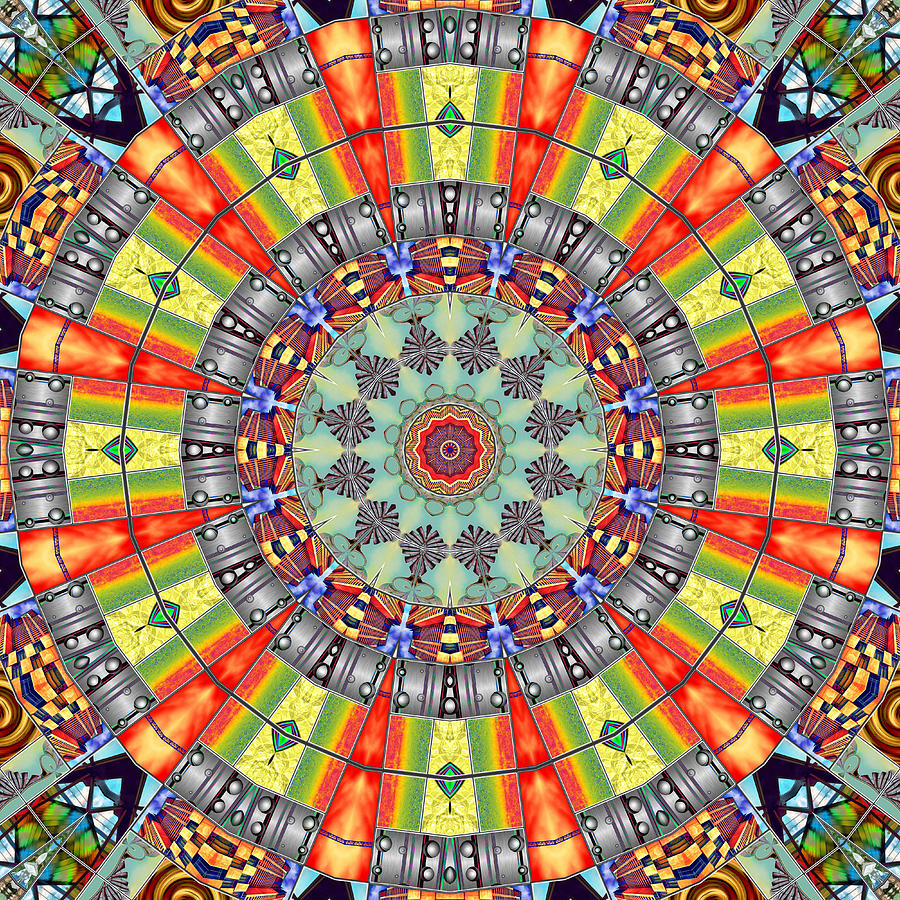 The Fairground Collective 01  Digital Art by Wendy J St Christopher