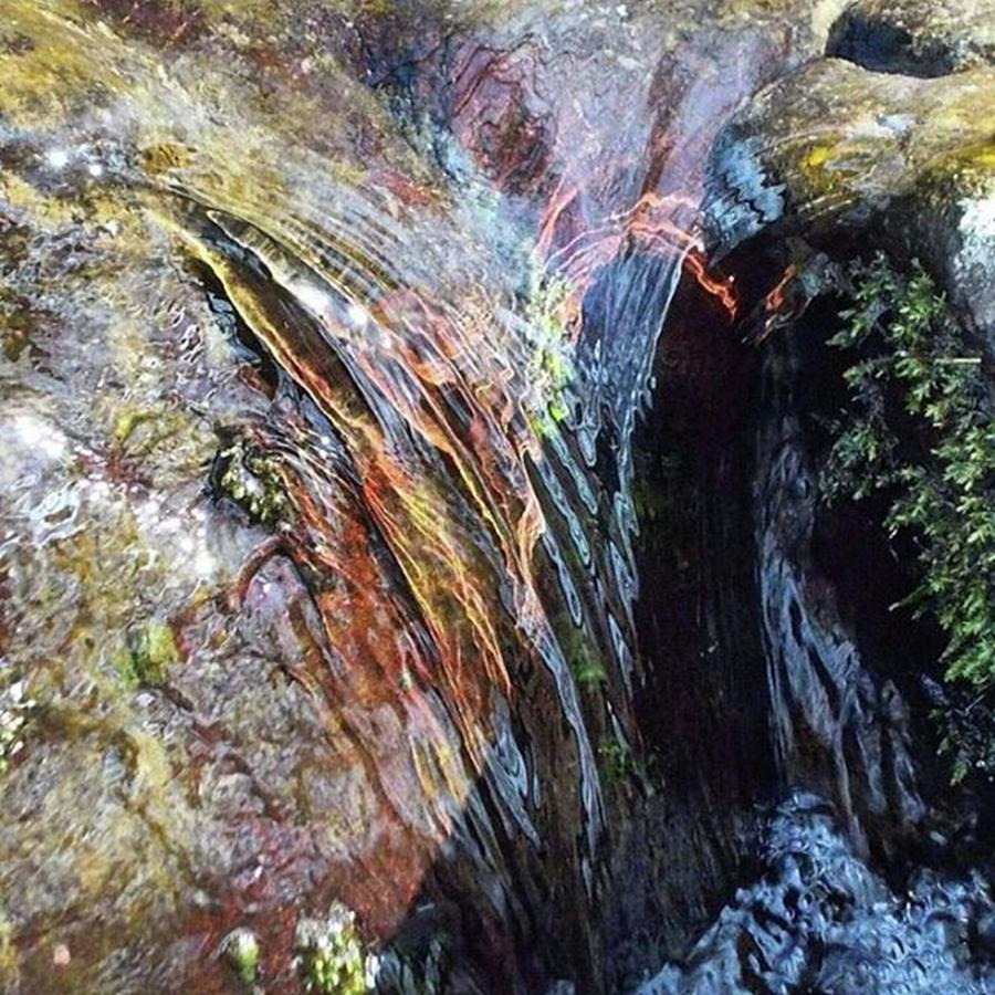Waterfall Photograph - The Fairy Glen, Balloch Country Park by Lauren Julia Mckinney
