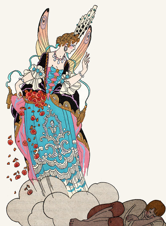 The Fairy Godmother Painting by Georges Barbier
