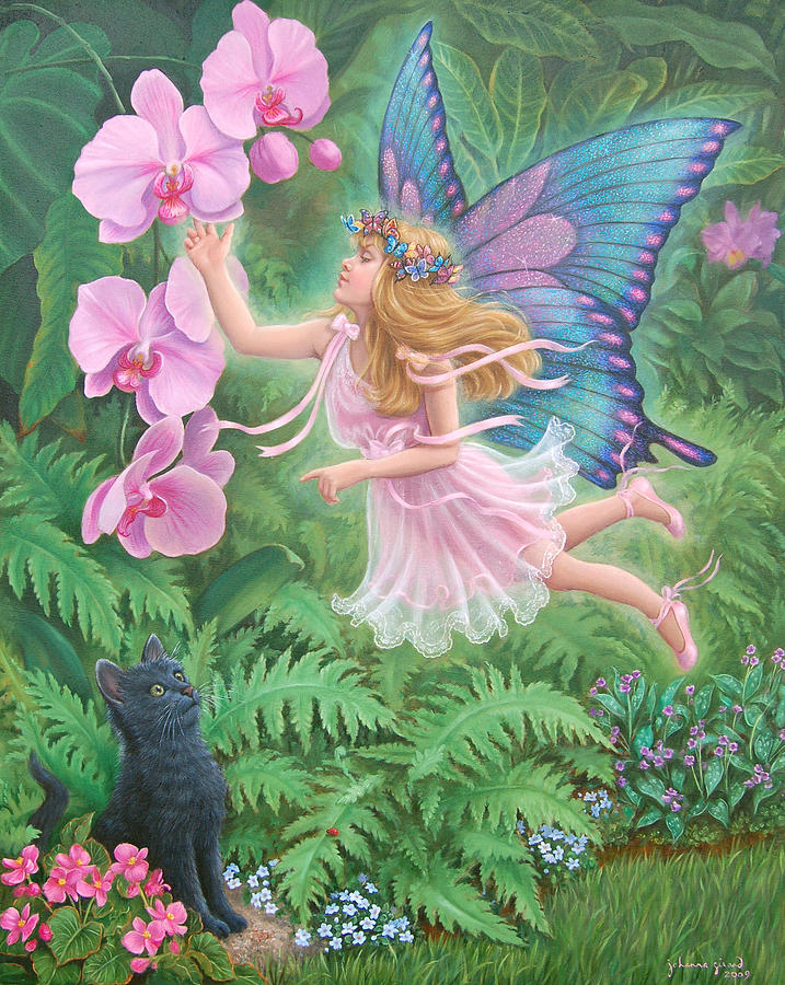 The Fairy Princess Jasmine  Painting by Johanna Girard