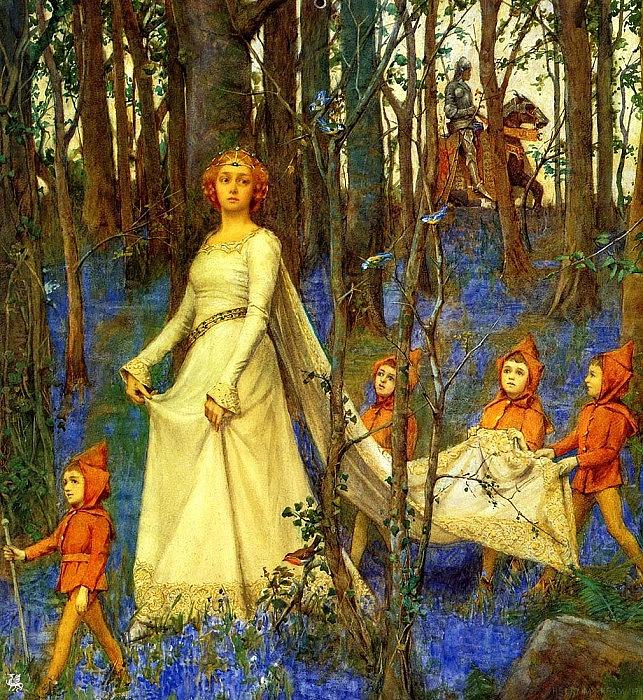 The Fairy Wood Henry Meynell Rheam Digital Art by Eloisa Mannion - Fine ...