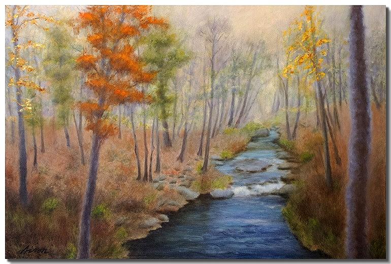Fall Foliage Painting - The Fall of Autumn by Liron Sissman Fall Foliage Painting - The Fall of Autumn by Liron Sissman