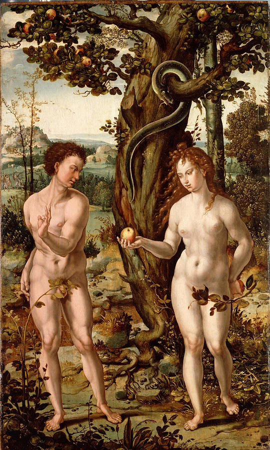 The Fall of Man Painting by Follower of Pieter Coecke van Aelst