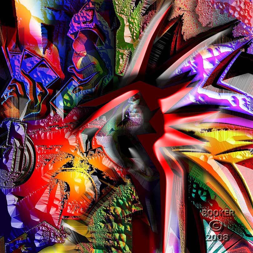 Jazz Digital Art - The Fallen Red Crown by Booker Williams Jazz Digital Art - The Fallen Red Crown by Booker Williams