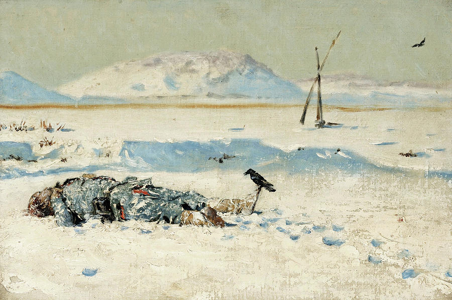 Famous Paintings Painting - The Fallen Soldier by Vasily Vereshchagin