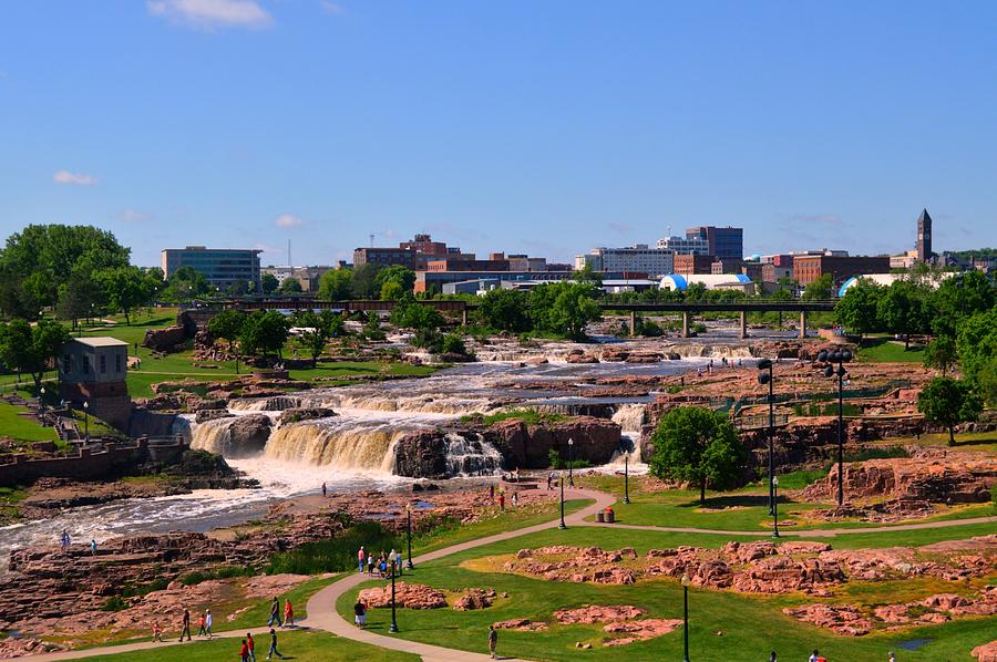 The Falls at Sioux Falls Photograph by Kim Blaylock - Fine Art America