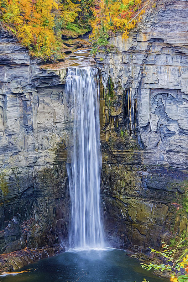 The Falls Photograph by Cathy Kovarik