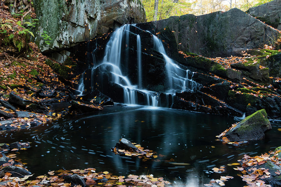 The Falls of Black Creek in Autumn I Photograph by Jeff Severson