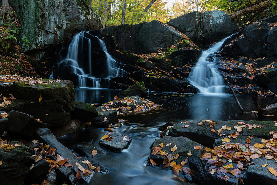 The Falls of Black Creek in Autumn III Photograph by Jeff Severson