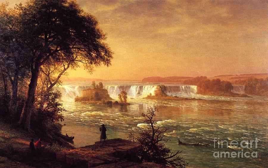 The Falls of St. Anthony Painting by MotionAge Designs