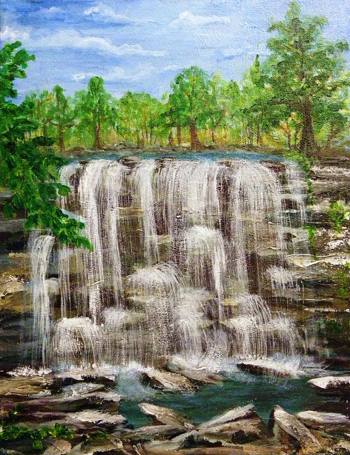 The Falls Painting by Peggy King