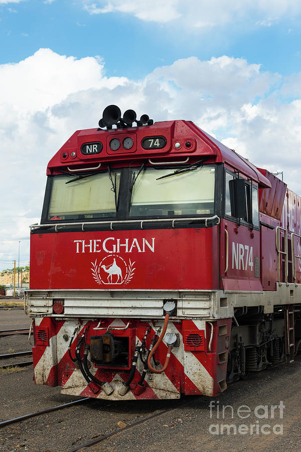 The famed Ghan train  Photograph by Andrew Michael