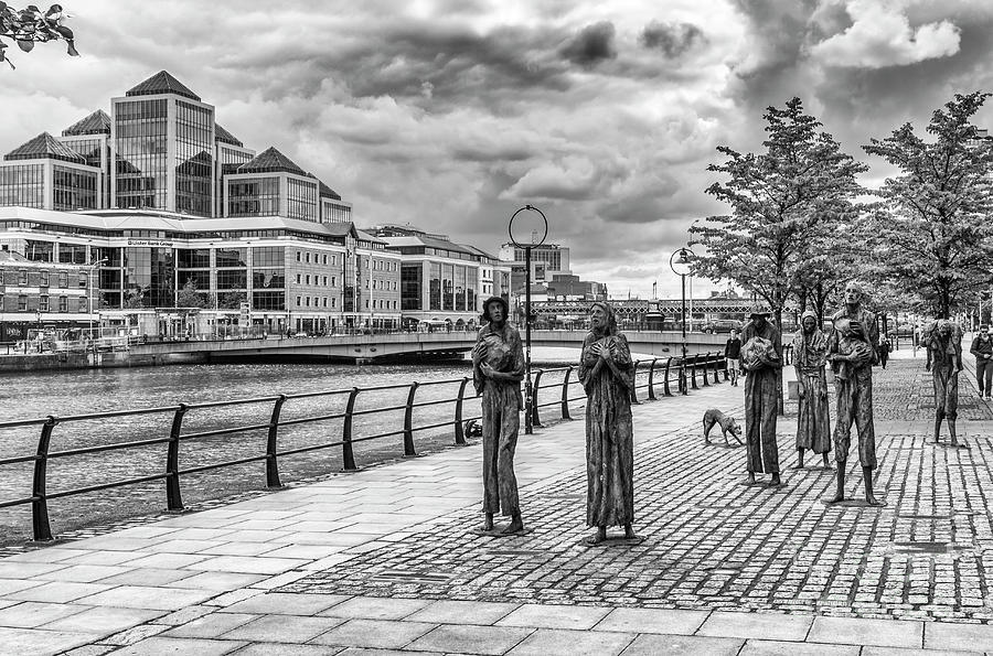 The Famine Statues, Dublin Photograph by Jim Orr